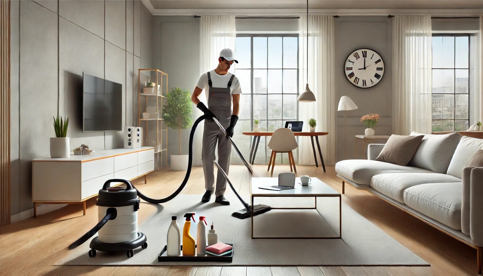 House Cleaning Service Blessly Short Term Rental Design Service